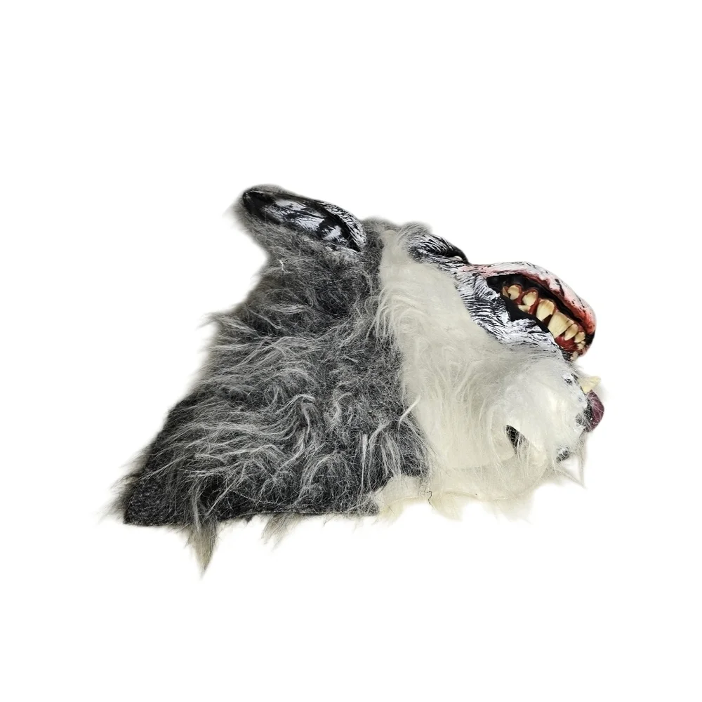 Halloween Werewolf Mask Adult Full Head Large Scary Realistic Costume Latex Read